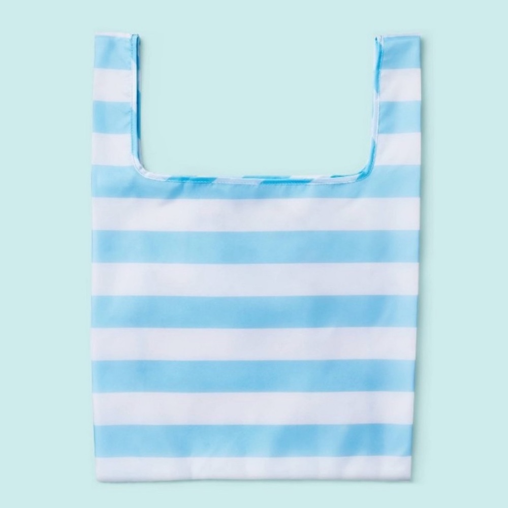 NWT SCL X Target Reusable Tote Bag Blue/White